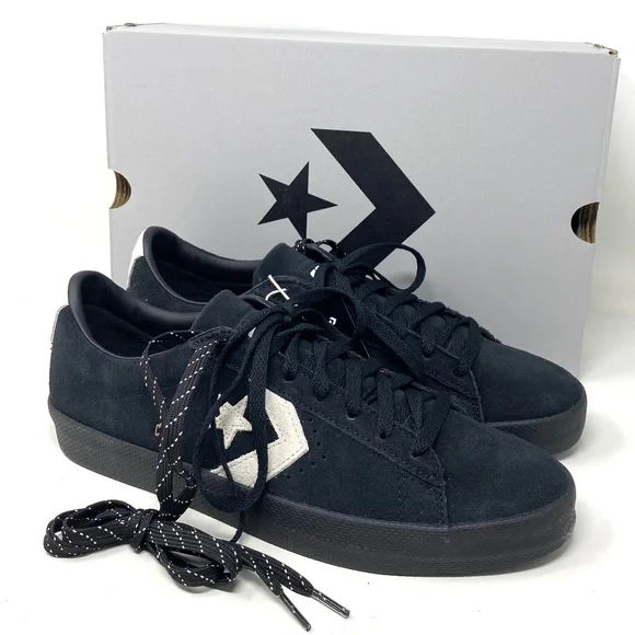 Converse Pro Leather Vulc Pro Low Top Suede Black Men’s Sneakers Skate  A01255C